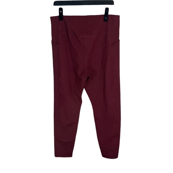 GIRLFRIEND COLLECTIVE *Discontinued* Mulberry Compressive Leggings With Pockets - Picture 4 of 10